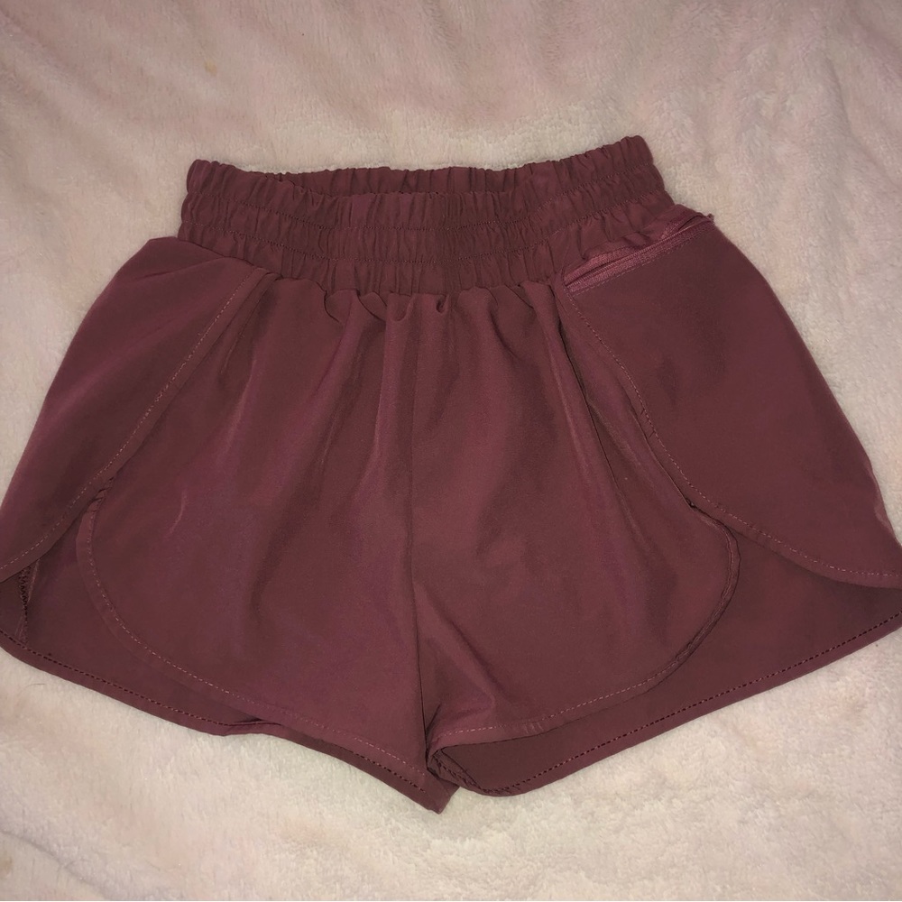 dusty rose colored shorts size small